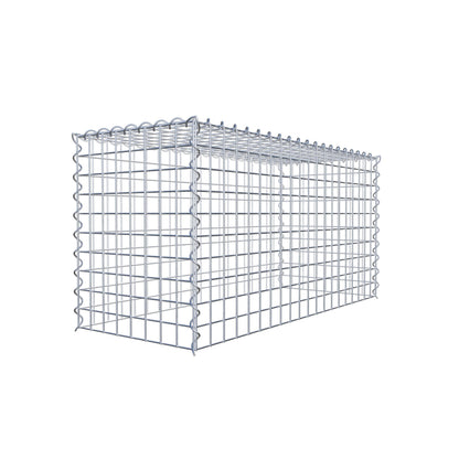 Add-on schanskorf type 3 100 cm x 50 cm x 40 cm (L x H x D), maaswijdte 5 cm x 5 cm, spiraalvormig