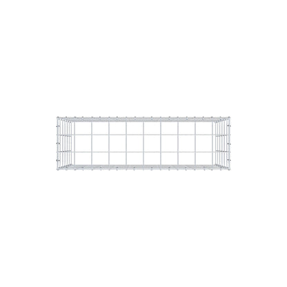 Type 3 oplegkorf 100 cm x 60 cm x 30 cm (L x H x D), maaswijdte 10 cm x 10 cm, C-ring