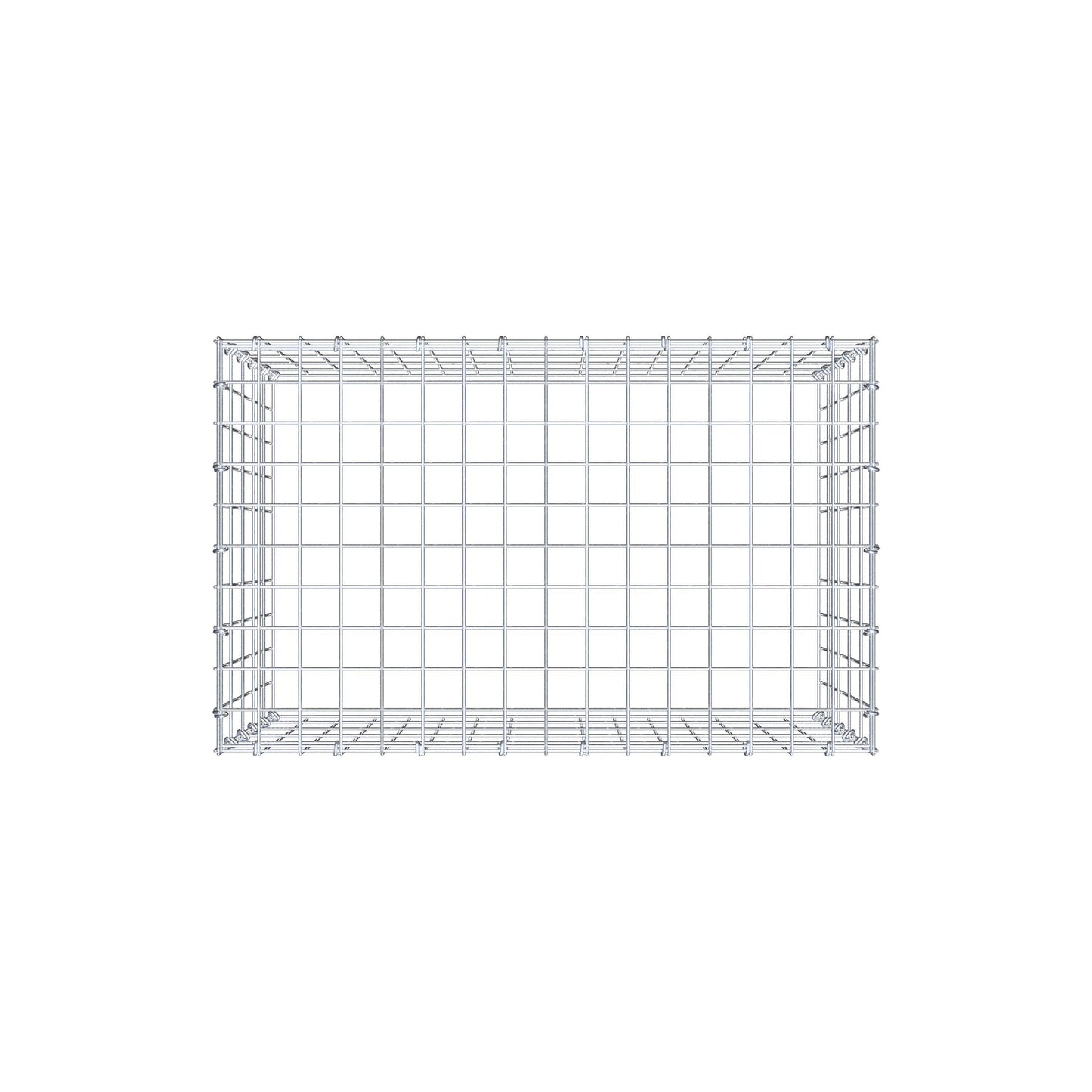 Toegevoegde pool type 3 80 cm x 50 cm x 50 cm (L x H x D), maaswijdte 5 cm x 10 cm, C-ring
