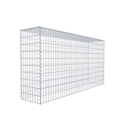 Anbaugabione Typ 3 200 cm x 100 cm x 40 cm (L x H x T), Maschenweite 5 cm x 10 cm, Spirale