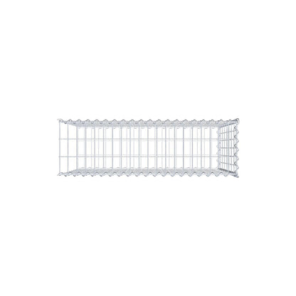 Gavión adulto tipo 2 100 cm x 80 cm x 30 cm (largo x alto x profundidad), tamaño de malla 5 cm x 10 cm, espiral