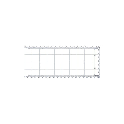 Grown-on gabion type 4 100 cm x 50 cm x 40 cm (L x H x D), mesh size 10 cm x 10 cm, spiral