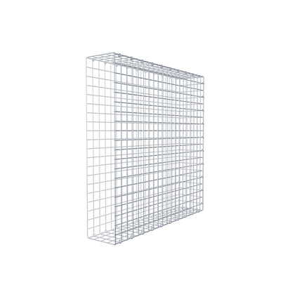 Bevestigbare schanskorf type 2 100 cm x 100 cm x 20 cm (L x H x D), maaswijdte 5 cm x 5 cm, C-ring