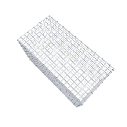 Gabion 100 cm x 60 cm x 50 cm (L x H x D), maskestørrelse 5 x 5 cm, spiralring