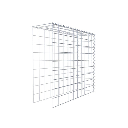 Aangegroeide schanskorf type 4 100 cm x 90 cm x 30 cm (L x H x D), maaswijdte 10 cm x 10 cm, spiraal