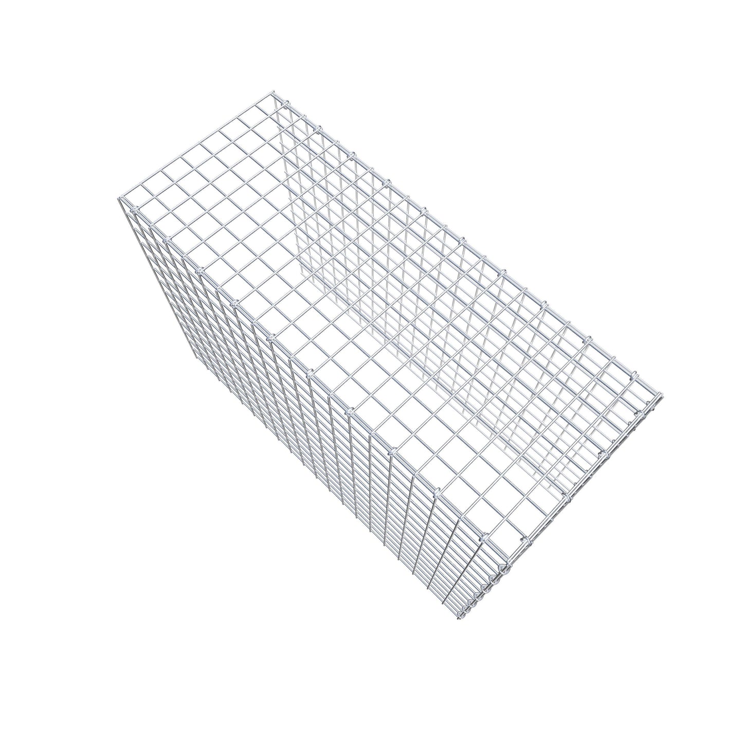 Type 4 oplegkorf 100 cm x 70 cm x 40 cm (L x H x D), maaswijdte 5 cm x 5 cm, C-ring