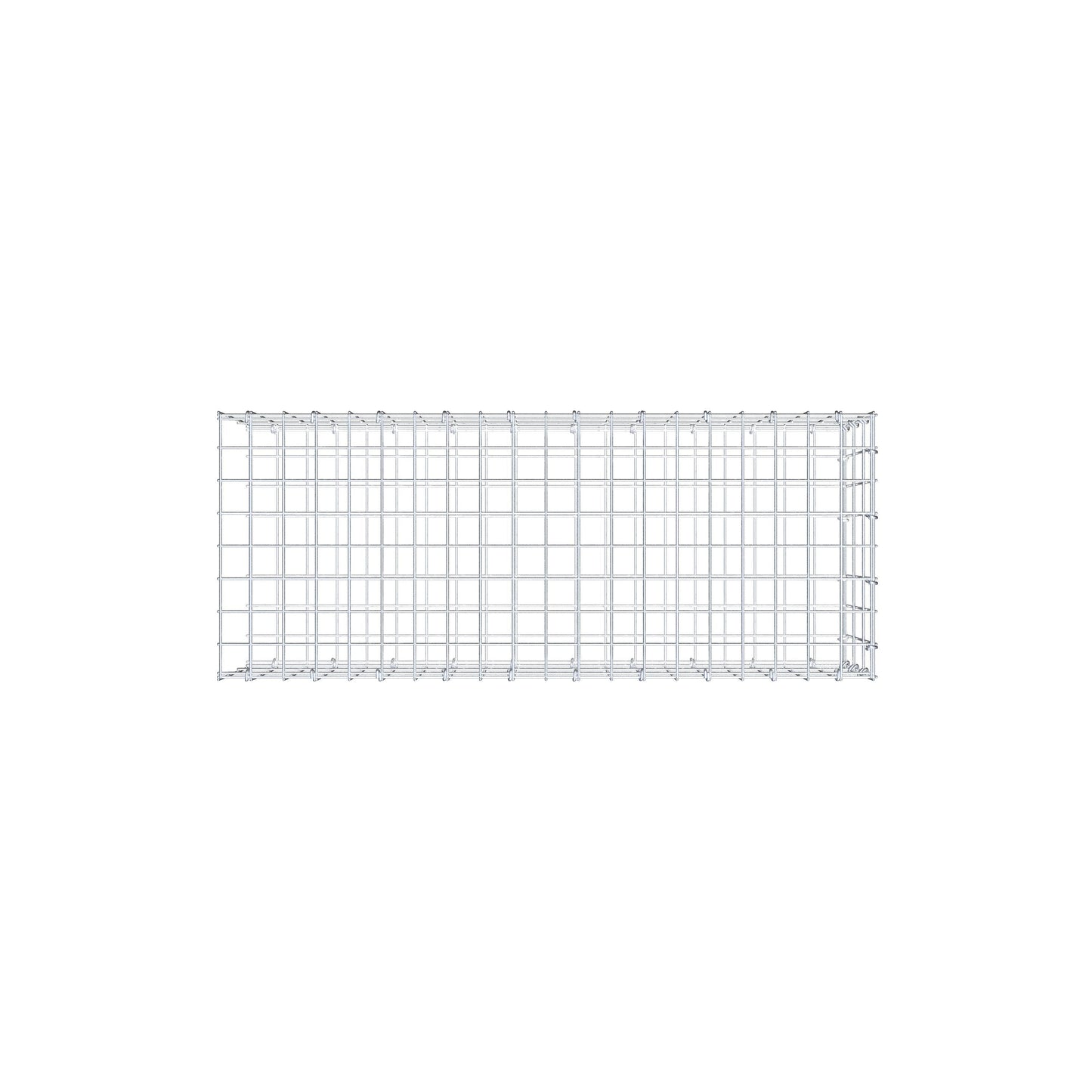 Pila adicional tipo 2 100 cm x 30 cm x 40 cm, malla 5 cm x 10 cm, anillo en C