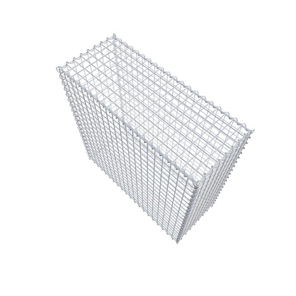 Gabion 100 cm x 100 cm x 40 cm (L x H x D), maskstorlek 5 cm x 5 cm, spiral