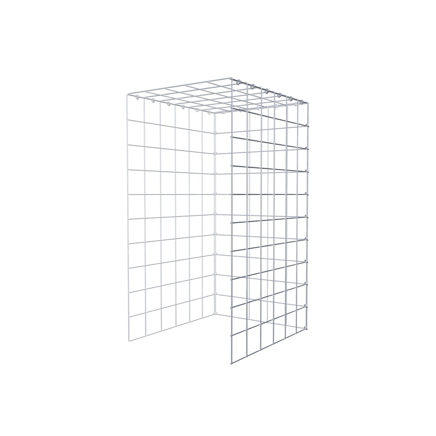 Add-on schanskorf type 4 100 cm x 60 cm x 50 cm (L x H x D), maaswijdte 10 cm x 10 cm, C-ring