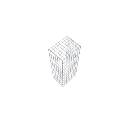 Pila adicional tipo 2 100 cm x 30 cm x 40 cm, malla 5 cm x 10 cm, anillo en C