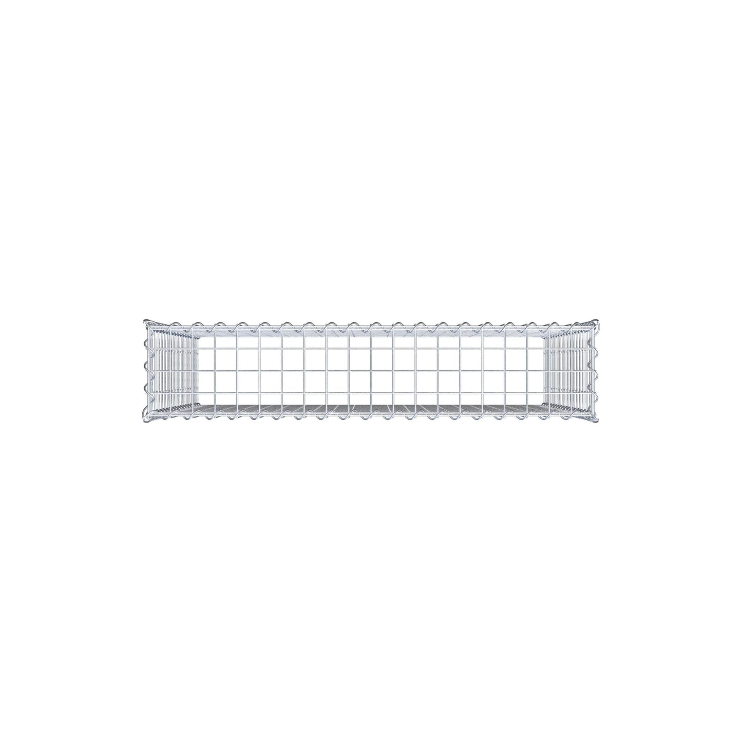 Add-on schanskorf type 3 100 cm x 90 cm x 20 cm (L x H x D), maaswijdte 5 cm x 5 cm, spiraalvormig