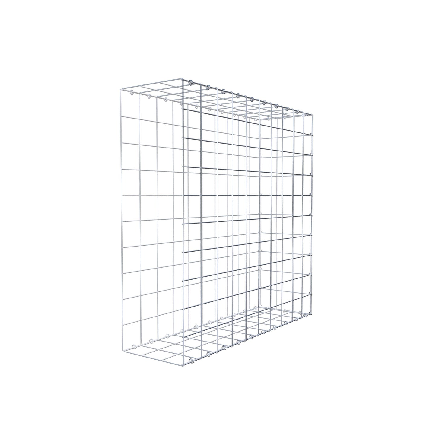 Gavión acoplable tipo 2 100 cm x 100 cm x 30 cm (L x A x P), malla 10 cm x 10 cm, anillo en C