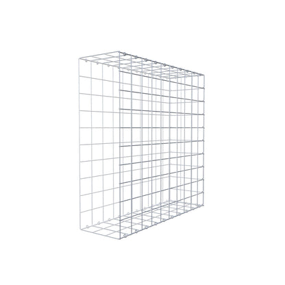 Gavión acoplable tipo 2 100 cm x 100 cm x 30 cm (L x A x P), malla 10 cm x 10 cm, anillo en C