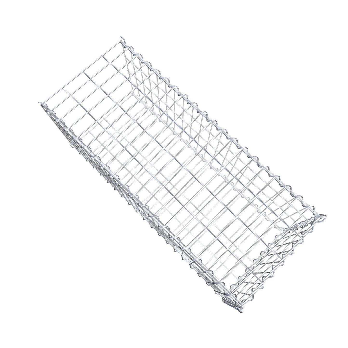 Gavión complementario tipo 2 100 cm x 40 cm x 40 cm (L x A x P), malla 5 cm x 10 cm, espiral