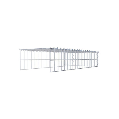 Gabião tipo 4 100 cm x 20 cm x 40 cm (C x A x P), malhagem 5 cm x 10 cm, espiral