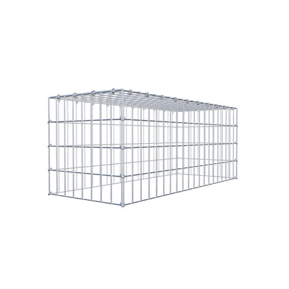 Type 3 oplegkorf 100 cm x 40 cm x 40 cm (L x H x D), maaswijdte 5 cm x 10 cm, C-ring