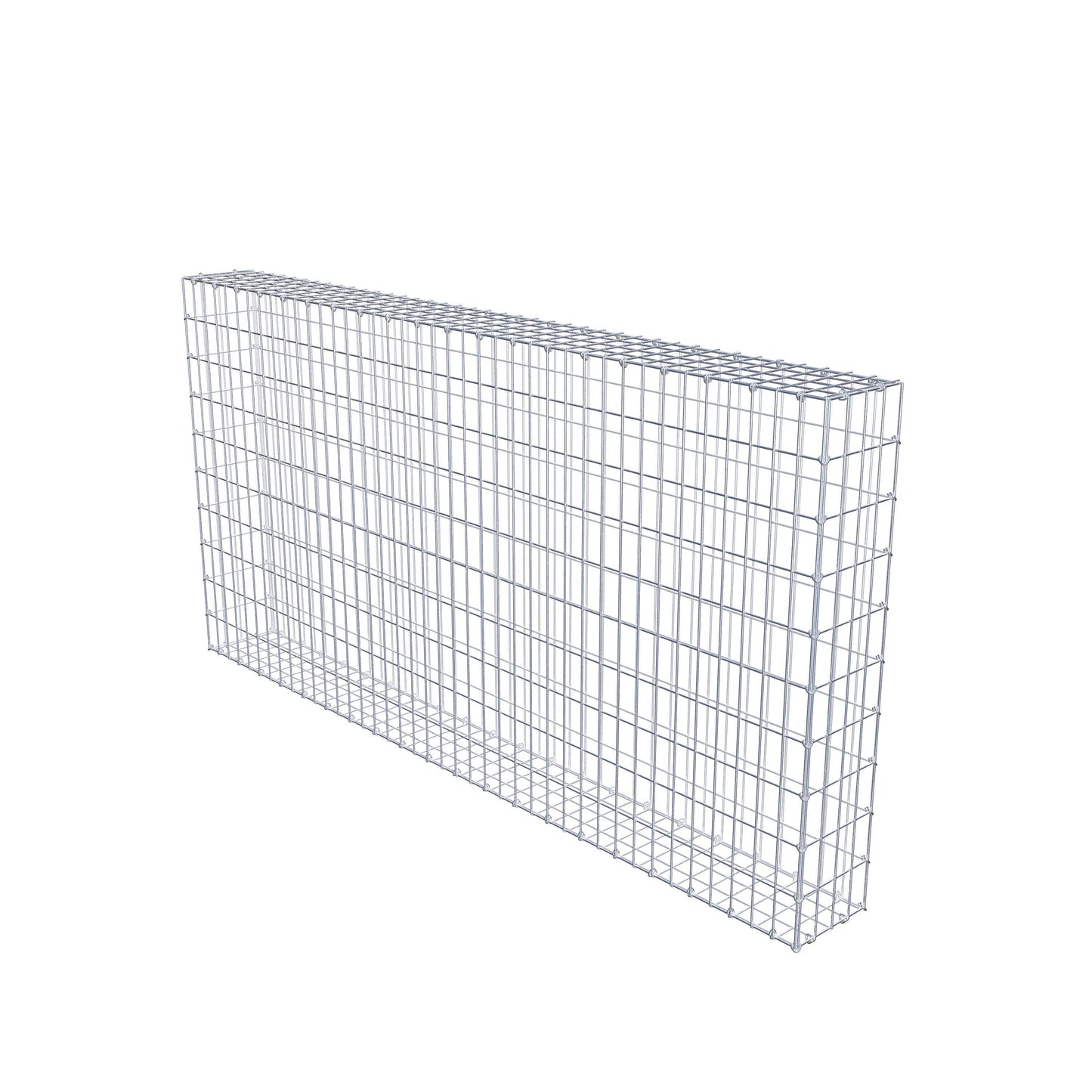 Gabbione 200 cm x 100 cm x 20 cm (L x H x P), maglia 5 cm x 10 cm, anello a C