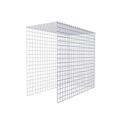 Add-on schanskorf type 4 100 cm x 90 cm x 50 cm (L x H x D), maaswijdte 5 cm x 5 cm, spiraalvormig