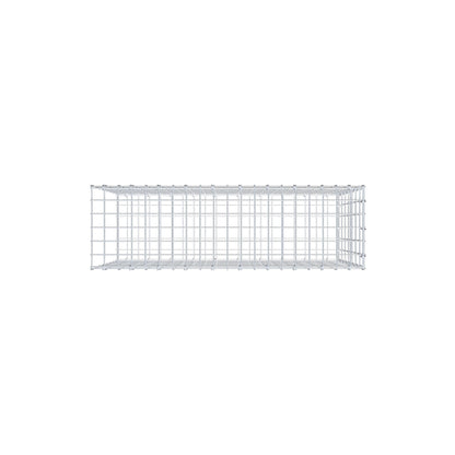 Opzetpaal type 2 100 cm x 70 cm x 30 cm, maaswijdte 5 cm x 10 cm, C-ring