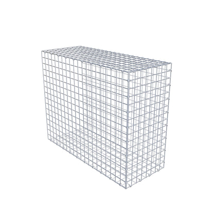 Monteret gabion type 2 100 cm x 80 cm x 40 cm (L x H x D), maskestørrelse 5 cm x 5 cm, C-ring