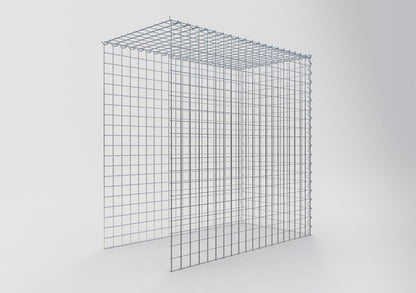 Grown-on gabion type 4 100 cm x 100 cm x 50 cm (L x H x D), mesh size 5 cm x 5 cm, spiral