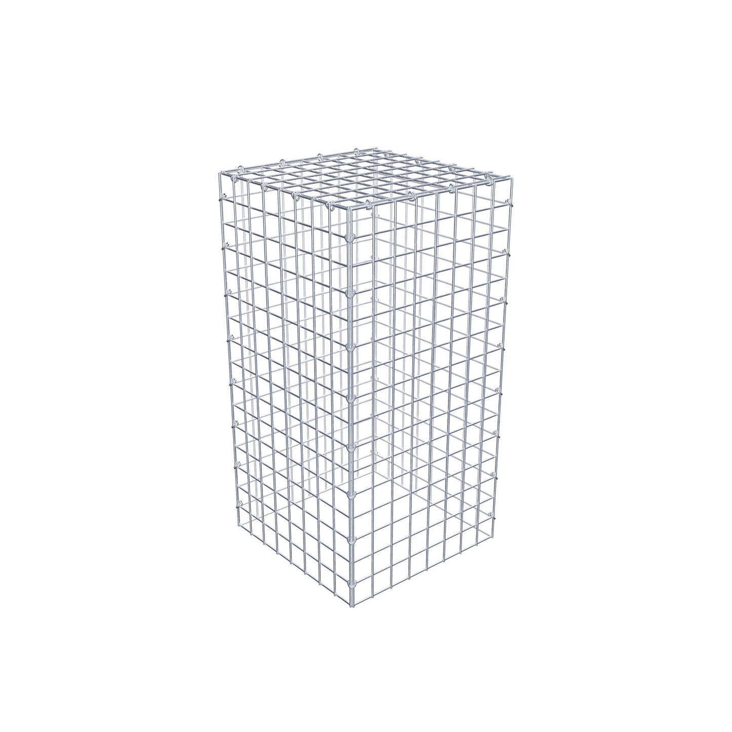 Pila adicional tipo 3 80 cm x 40 cm x 40 cm (L x A x P), tamaño de malla 5 cm x 5 cm, anillo en C