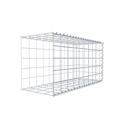 Add-on schanskorf type 2 100 cm x 50 cm x 40 cm (L x H x D), maaswijdte 10 cm x 10 cm, spiraal