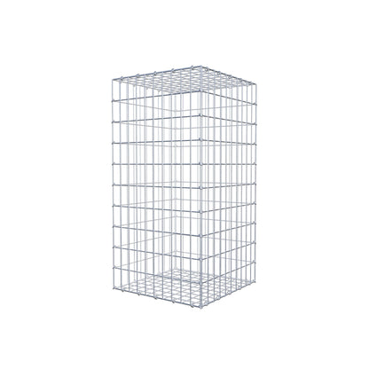 Gabion 100 cm x 50 cm x 50 cm (L x H x D), maskestørrelse 5 cm x 10 cm, C-ring
