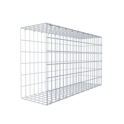 Anbaugabione Typ 2 100 cm x 60 cm x 30 cm, Maschenweite 5 cm x 10 cm, C-Ring