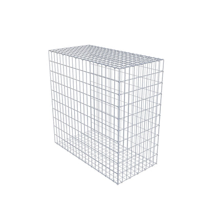 Monteret gabion type 2 100 cm x 100 cm x 50 cm, maskestørrelse 5 cm x 10 cm, C-ring