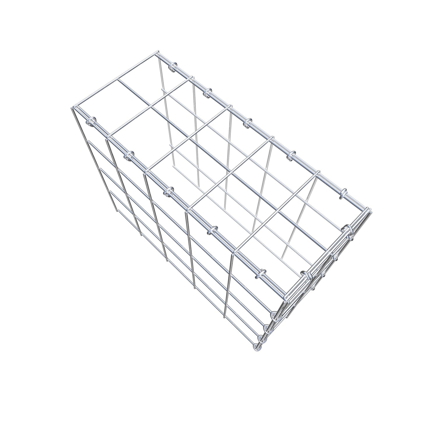Toegevoegde pool type 4 50 cm x 40 cm x 20 cm (L x H x D), maaswijdte 10 cm x 10 cm, C-ring