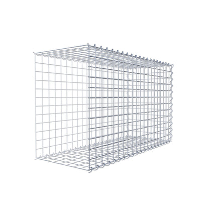 Add-on schanskorf type 2 100 cm x 60 cm x 40 cm (L x H x D), maaswijdte 5 cm x 5 cm, spiraalvormig