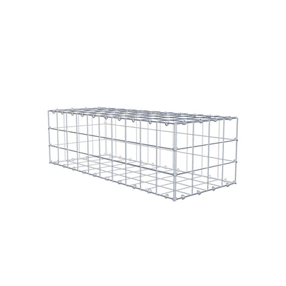 Gabione 100 cm x 30 cm x 40 cm (L x H x T), Maschenweite 10 cm x 10 cm, C-Ring