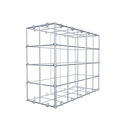 Schanskorf 50 cm x 40 cm x 20 cm (L x H x D), maaswijdte 10 cm x 10 cm, C-ring