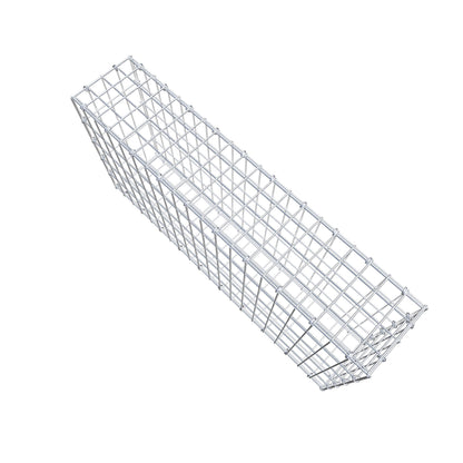 Gabbione 100 cm x 50 cm x 20 cm (L x H x P), maglia 5 cm x 10 cm, anello a C