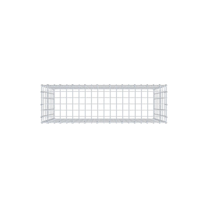 Monteret gabion type 3 100 cm x 80 cm x 30 cm (L x H x D), maskestørrelse 5 cm x 10 cm, C-ring