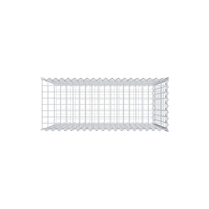 Gavión complementario tipo 2 100 cm x 90 cm x 40 cm (L x A x P), luz de malla 5 cm x 10 cm, en espiral