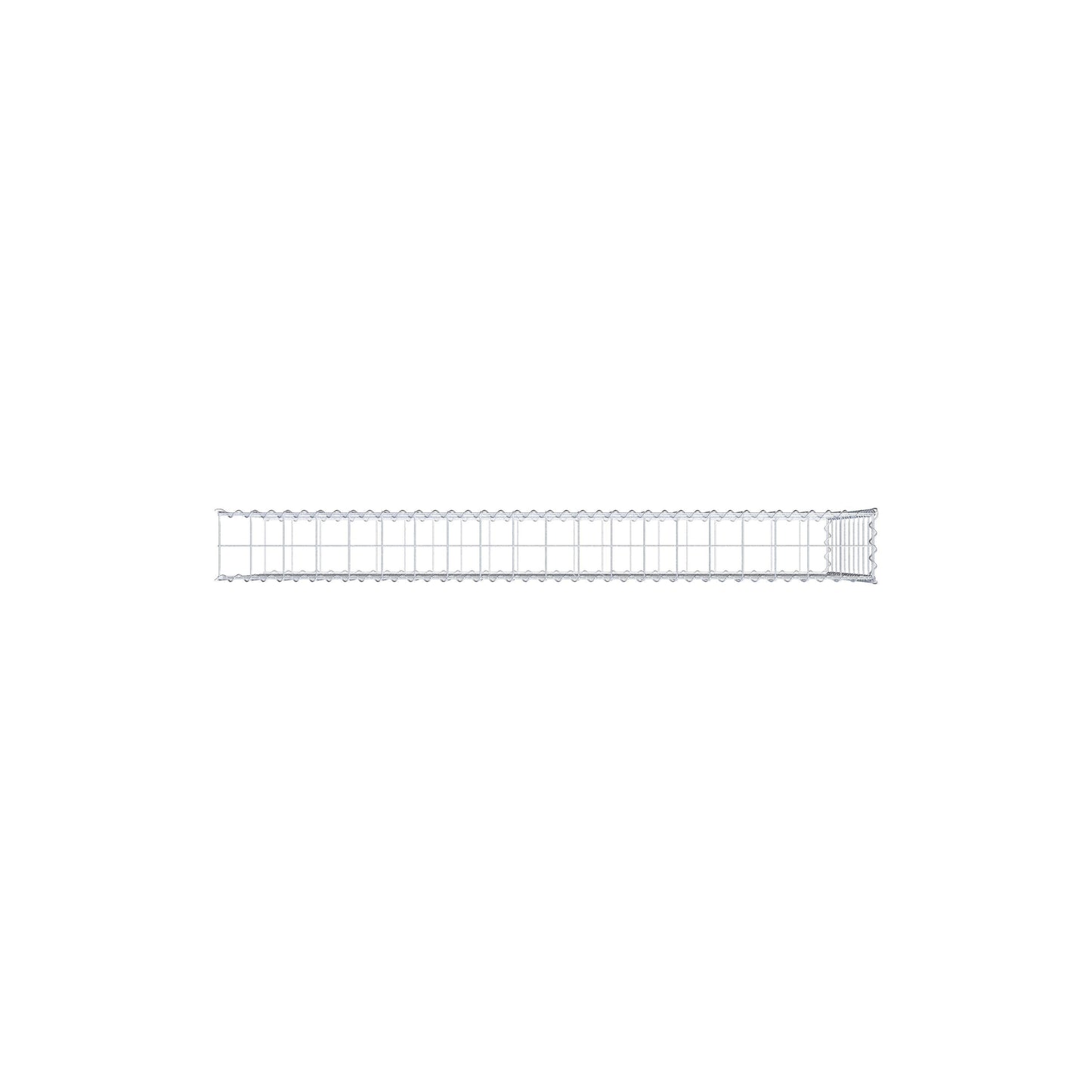 Gabbione aggiuntivo tipo 2 200 cm x 100 cm x 20 cm (L x A x P), maglia 10 cm x 10 cm, spirale