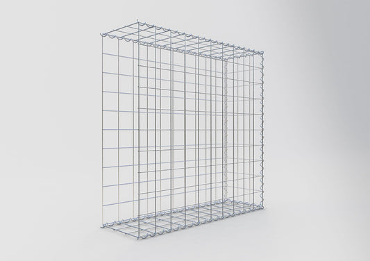 Gavión complementario tipo 2 100 cm x 100 cm x 30 cm (L x A x P), malla 10 cm x 10 cm, espiral