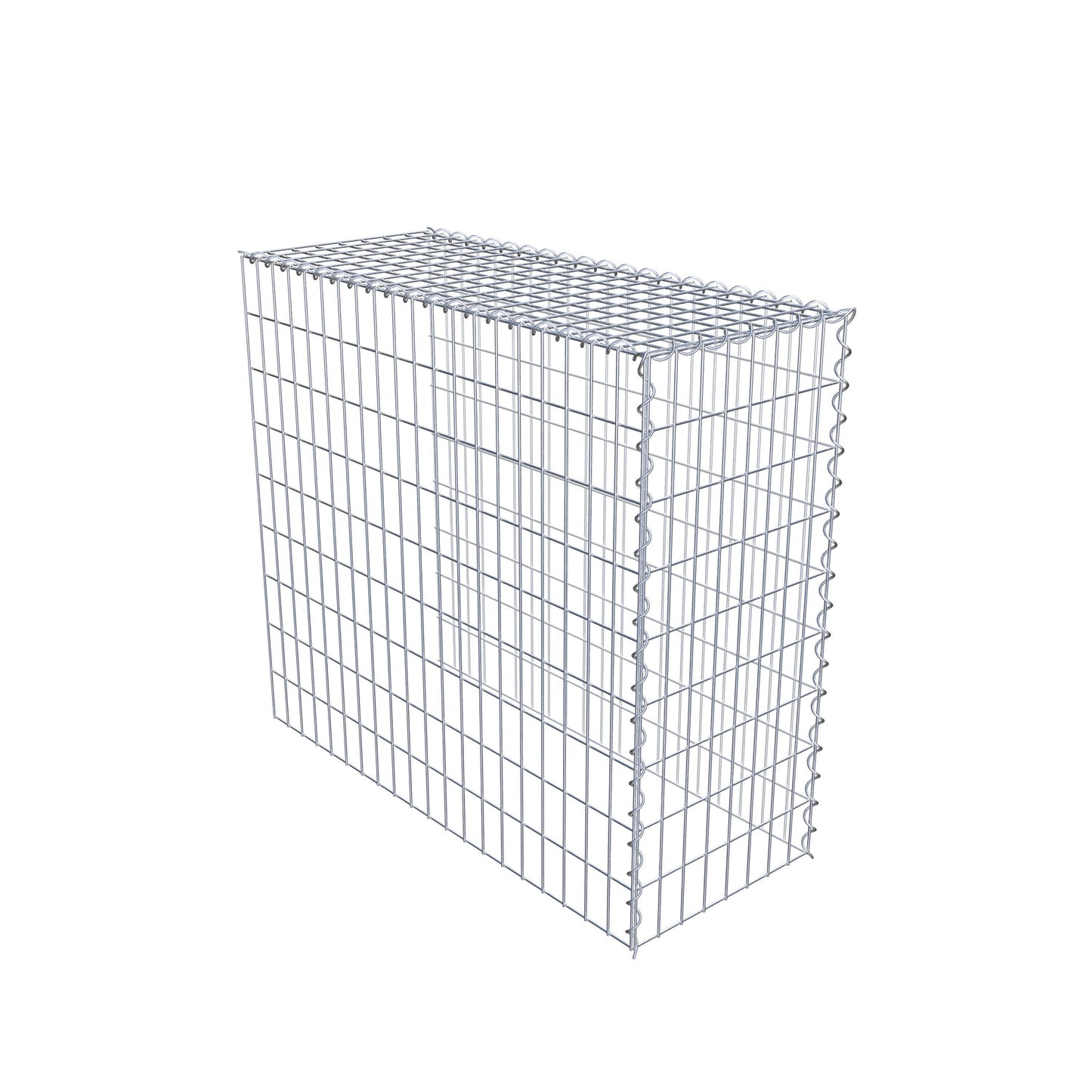 Add-on schanskorf type 4 100 cm x 90 cm x 40 cm (L x H x D), maaswijdte 5 cm x 10 cm, spiraalvormig