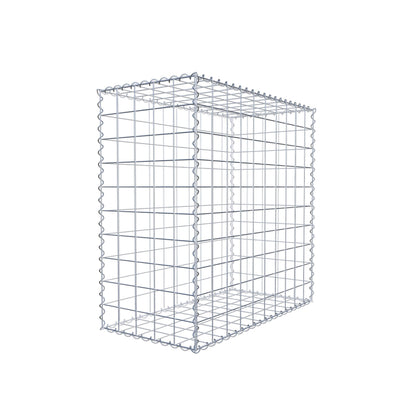 2er Set Gabionen 100 cm x 100 cm x 50 cm (L x H x T), Maschenweite 10 x 10 cm, Spirale