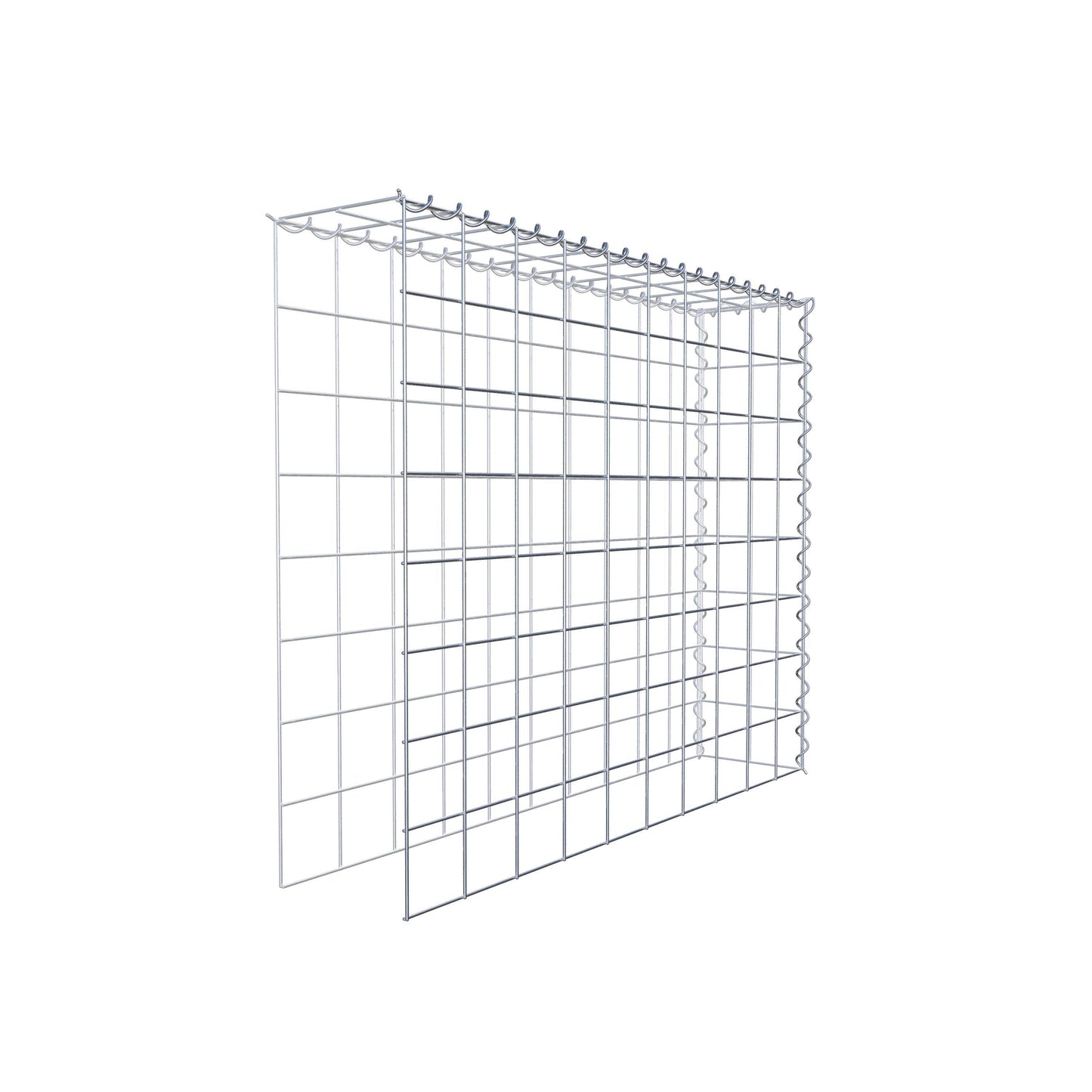 Gavión complementario tipo 4 100 cm x 80 cm x 20 cm (L x A x P), malla 10 cm x 10 cm, espiral