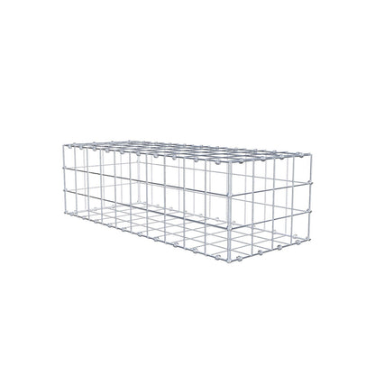Gabion 100 cm x 30 cm x 40 cm (L x H x D), mesh size 10 x 10 cm, spiral ring