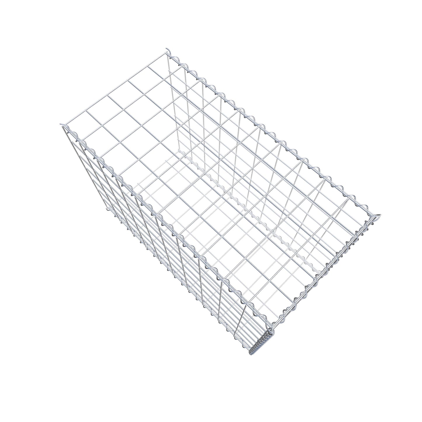 Add-on schanskorf type 2 100 cm x 70 cm x 50 cm (L x H x D), maaswijdte 10 cm x 10 cm, spiraal