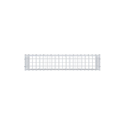 Gabione 100 cm x 40 cm x 20 cm (L x H x T), Maschenweite 5 cm x 5 cm, C-Ring