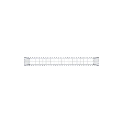 Gabião 200 cm x 100 cm x 20 cm (C x A x P), malhagem 10 cm x 10 cm, espiral