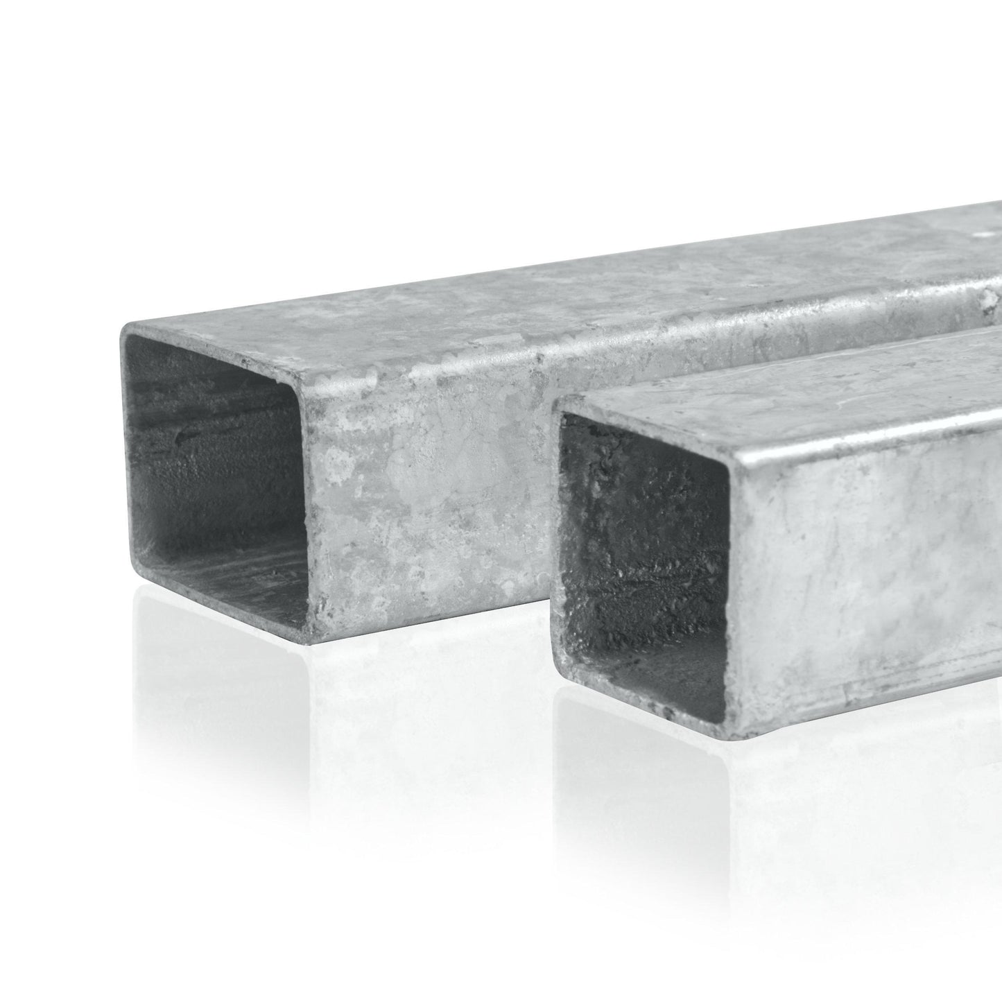Paal 40 x 40 mm (om in beton te gieten) Lengte: 120 cm