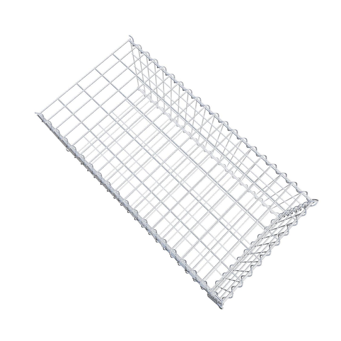 Gabião tipo 2 100 cm x 40 cm x 50 cm (C x A x P), malhagem 5 cm x 10 cm, espiral