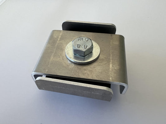 Clip til 5 x 5 cm, aluminium 
