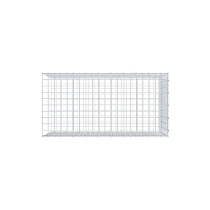 Gabbione fissabile tipo 2 100 cm x 50 cm x 50 cm (L x H x P), maglia 5 cm x 5 cm, anello a C